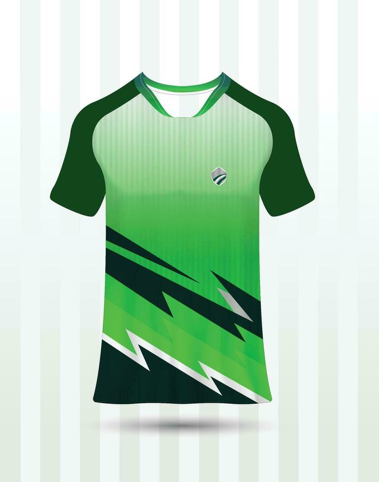 tyg textil- design för sport t-shirt, fotboll jersey attrapp för fotboll klubb. enhetlig främre se. vektor