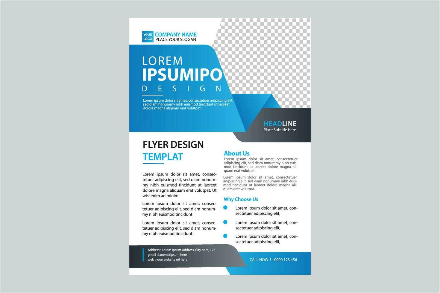 Startseite Design Vorlage korporativ Geschäft jährlich Bericht Broschüre Poster Unternehmen Profil Katalog Zeitschrift Flyer Heft Flugblatt. vektor