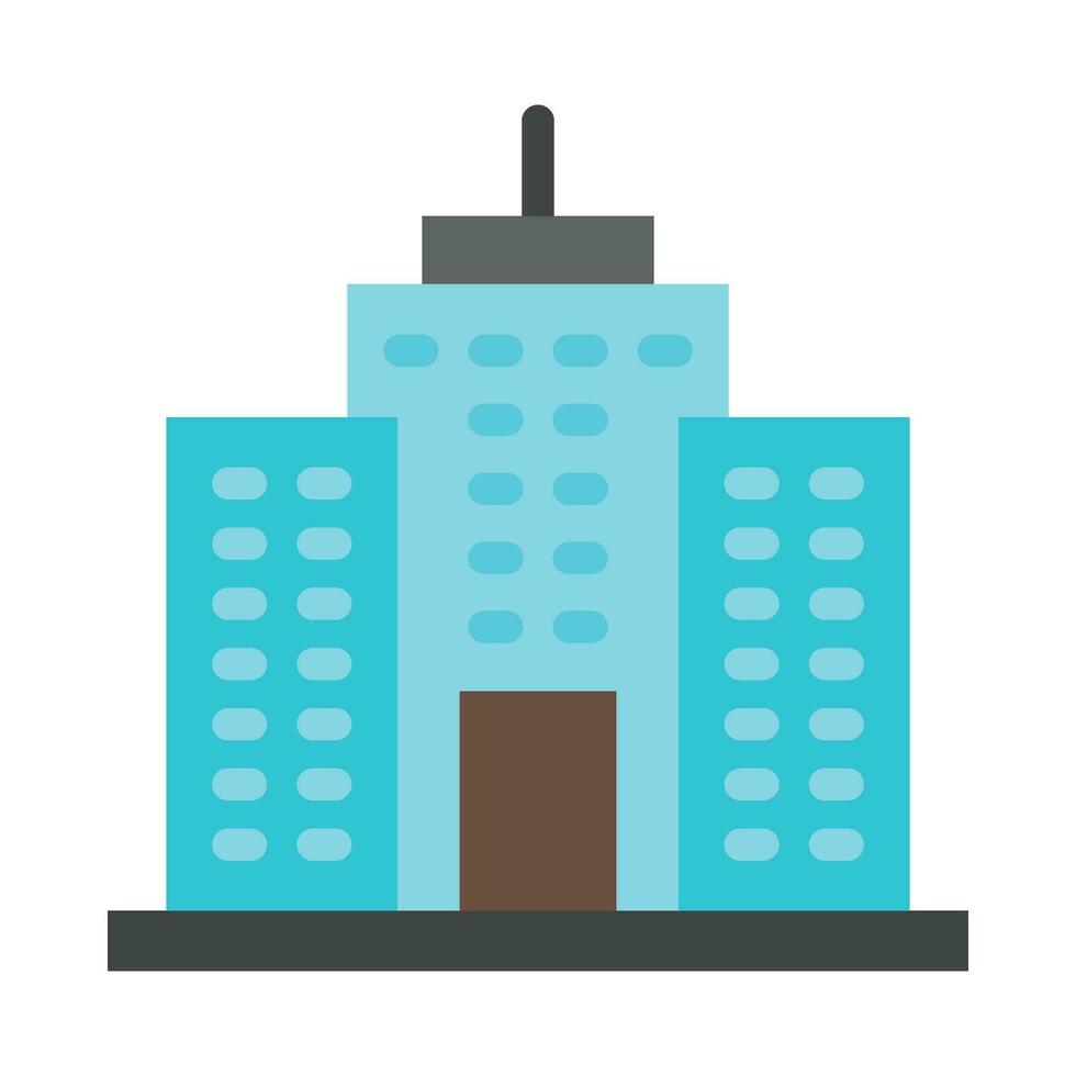 skyskrapor vektor platt ikon för personlig och kommersiell använda sig av.