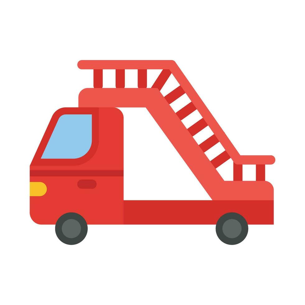 stege lastbil vektor platt ikon för personlig och kommersiell använda sig av.