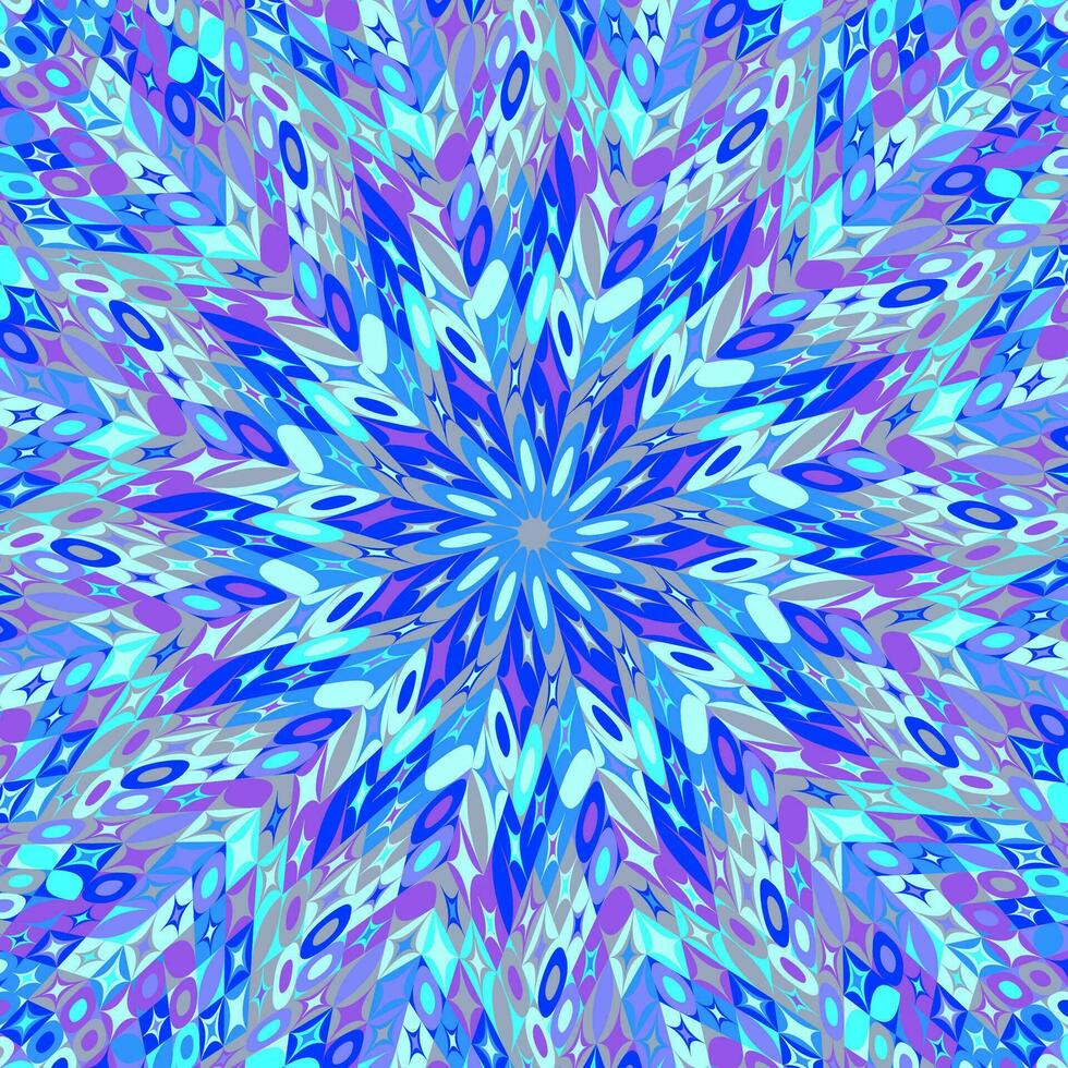 geometrisch hypnotisch dynamisch runden Mosaik Muster Hintergrund vektor