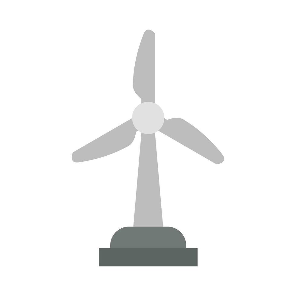 Wind Turbine Vektor eben Symbol zum persönlich und kommerziell verwenden.