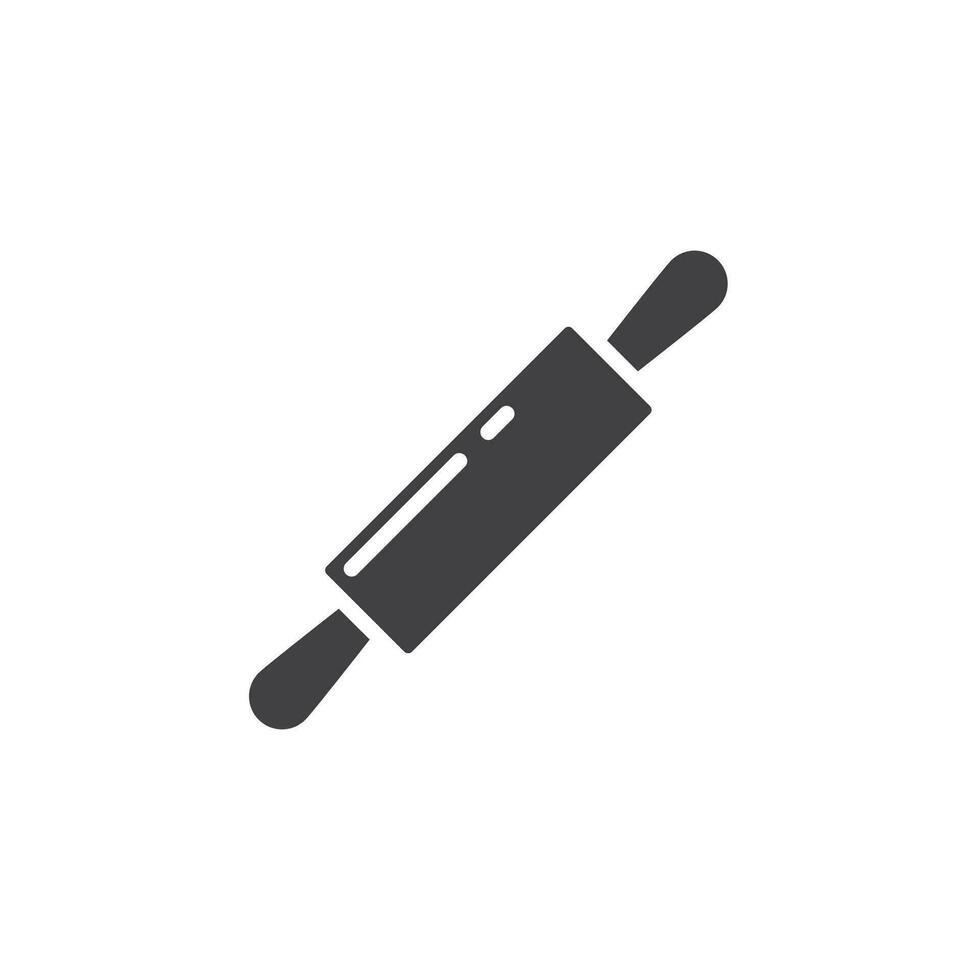 rollen Stift Symbol. Zeichen zum Handy, Mobiltelefon Konzept und Netz Design. Gliederung Vektor Symbol. Symbol, Logo Illustration. Vektor Grafik.