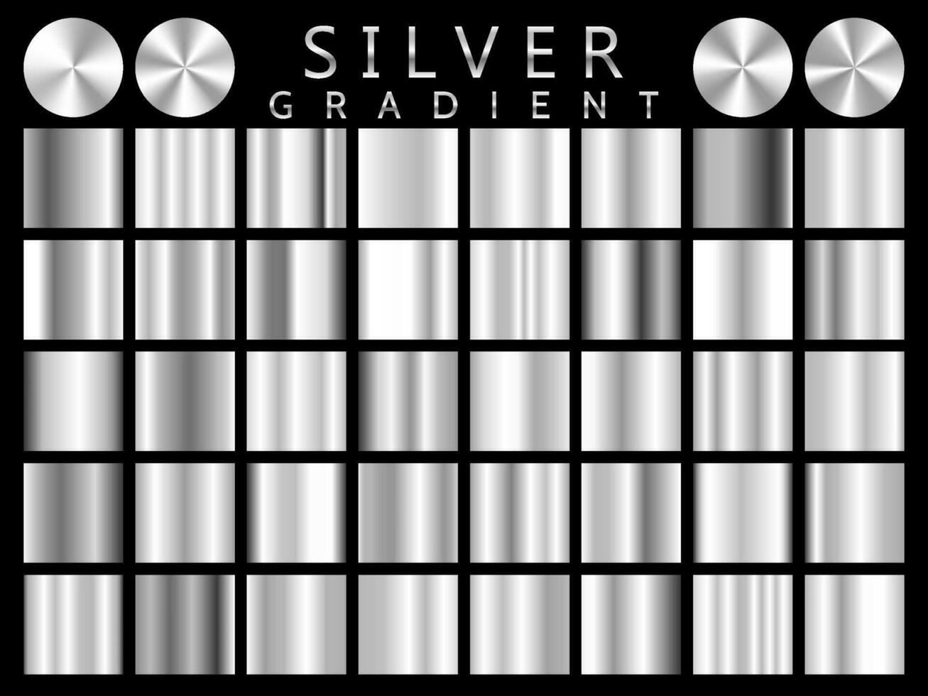 Silber Hintergrund Textur Vektor Symbol nahtlos Muster. Licht, realistisch, elegant, glänzend, metallisch und Silber Gradient Illustration. Gittergewebe Vektor. Design zum rahmen, Band, Münze, abstrakt