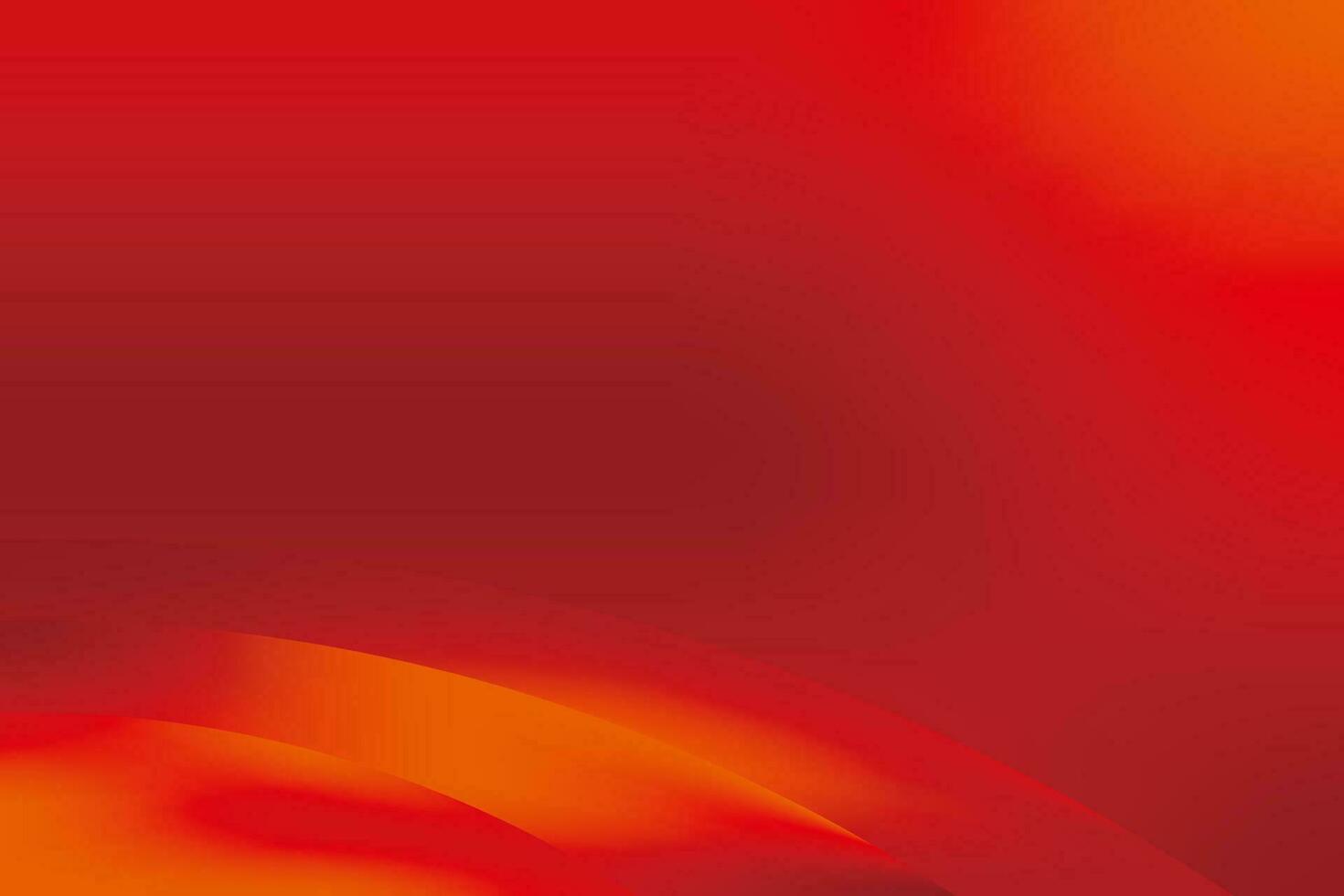 abstrakt slät röd orange kurvig bakgrund vektor