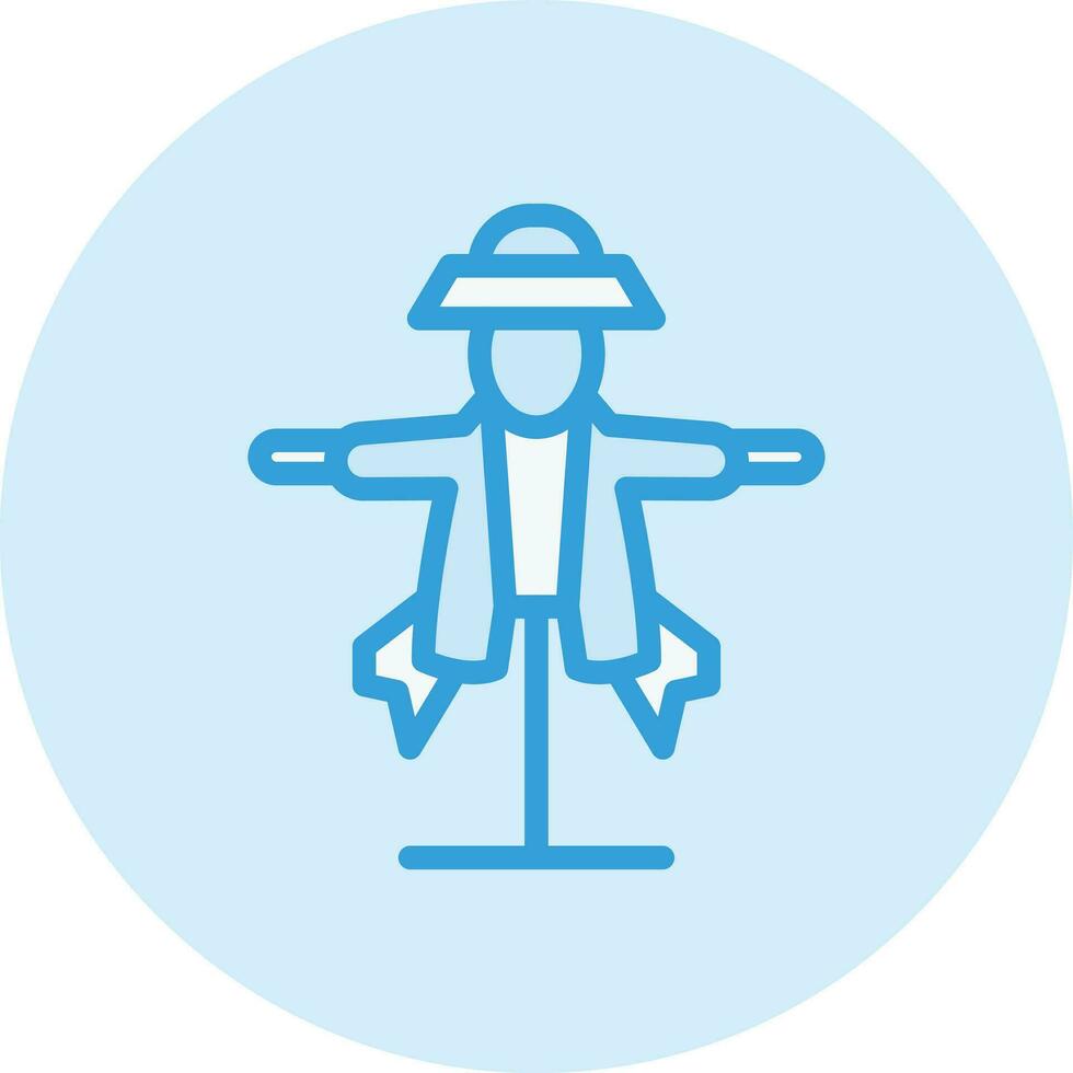 Vogelscheuche-Vektor-Icon-Design-Illustration vektor