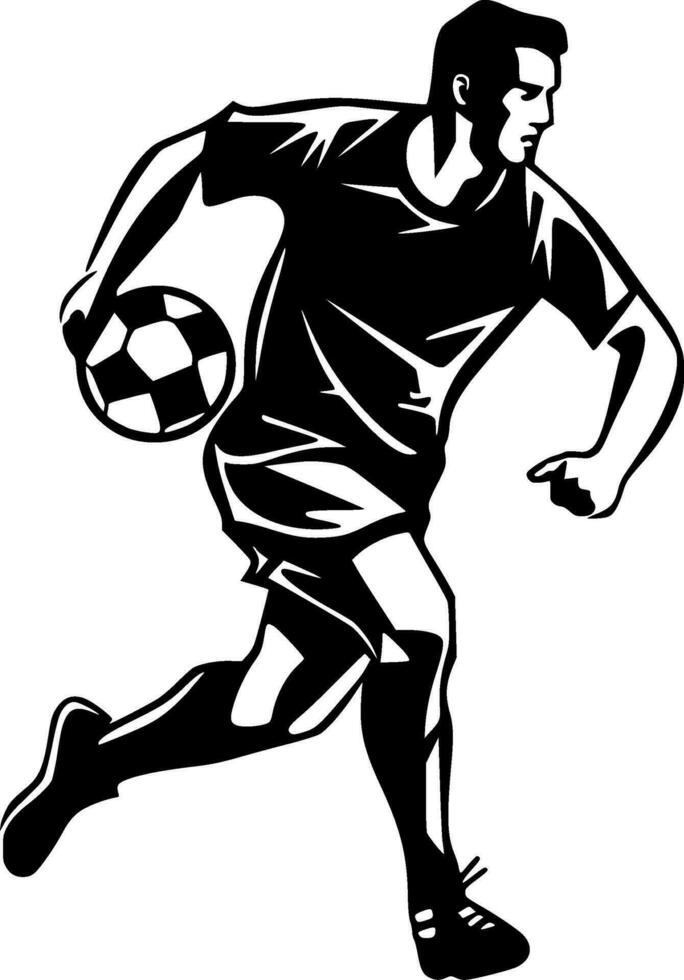 Fußball - - hoch Qualität Vektor Logo - - Vektor Illustration Ideal zum T-Shirt Grafik