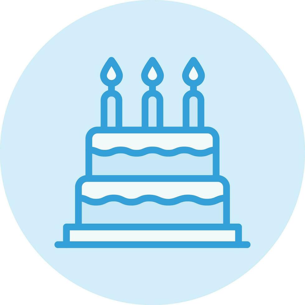 Kuchen-Vektor-Icon-Design-Illustration vektor