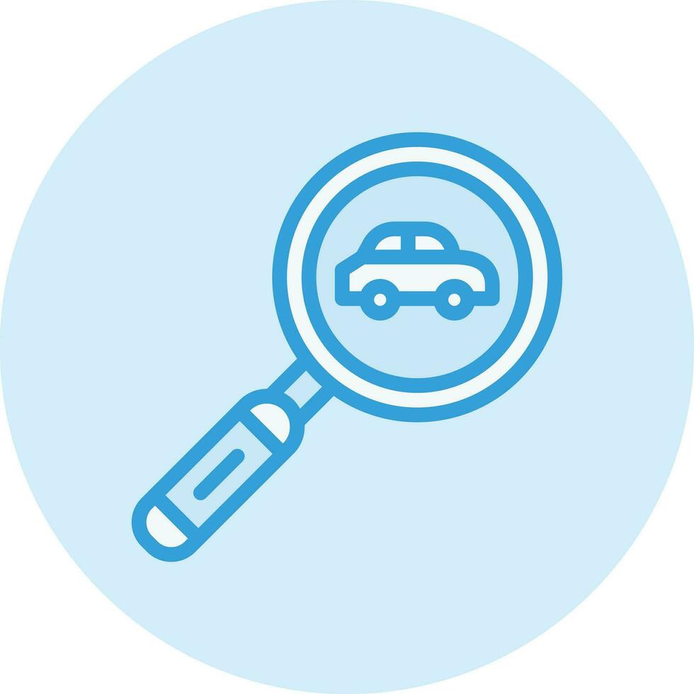 Auto Dienstleistungen Suche Vektor Symbol Design Illustration