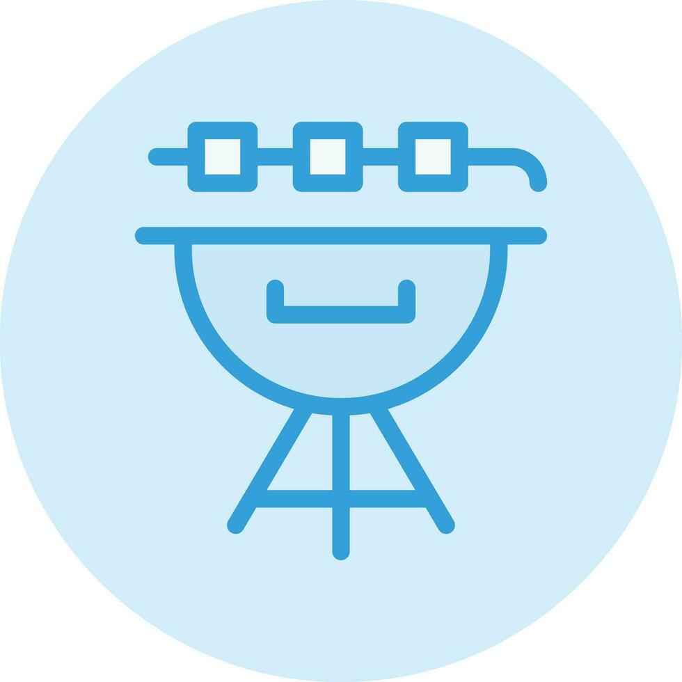 Grill Ausrüstung Vektor Symbol Design Illustration