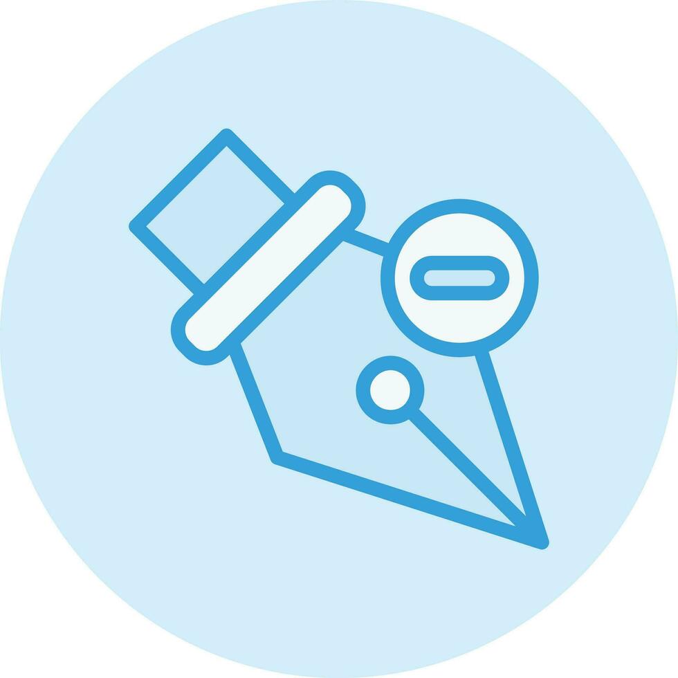 Anker-Vektor-Icon-Design-Illustration löschen vektor