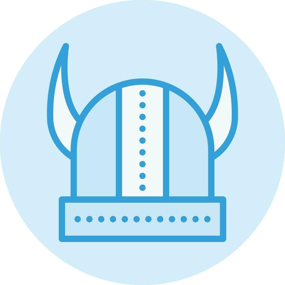 Wikinger Helm Vektor Symbol Design Illustration