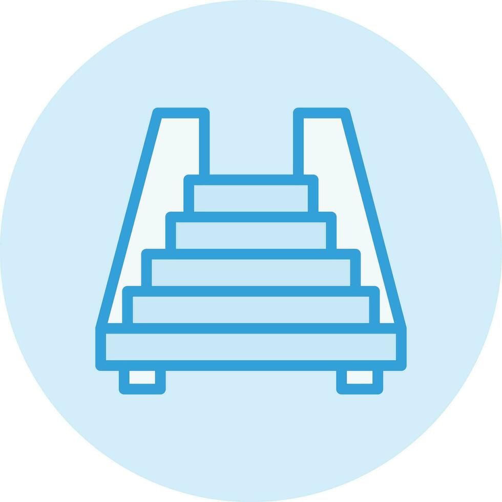 Treppen-Vektor-Icon-Design-Illustration vektor
