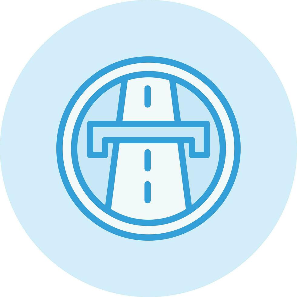 motorväg vektor ikon design illustration