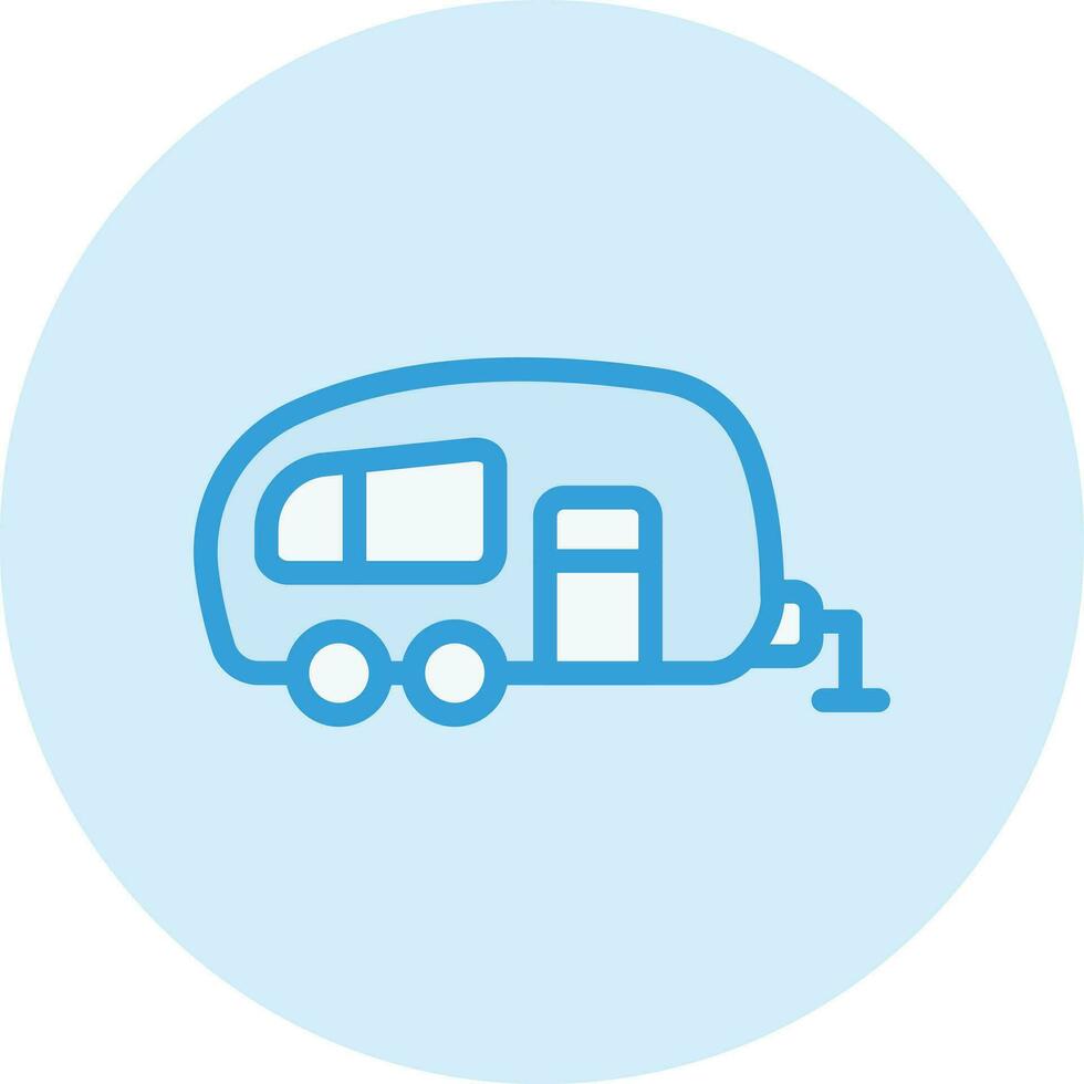 Wohnwagen-Vektor-Icon-Design-Illustration vektor