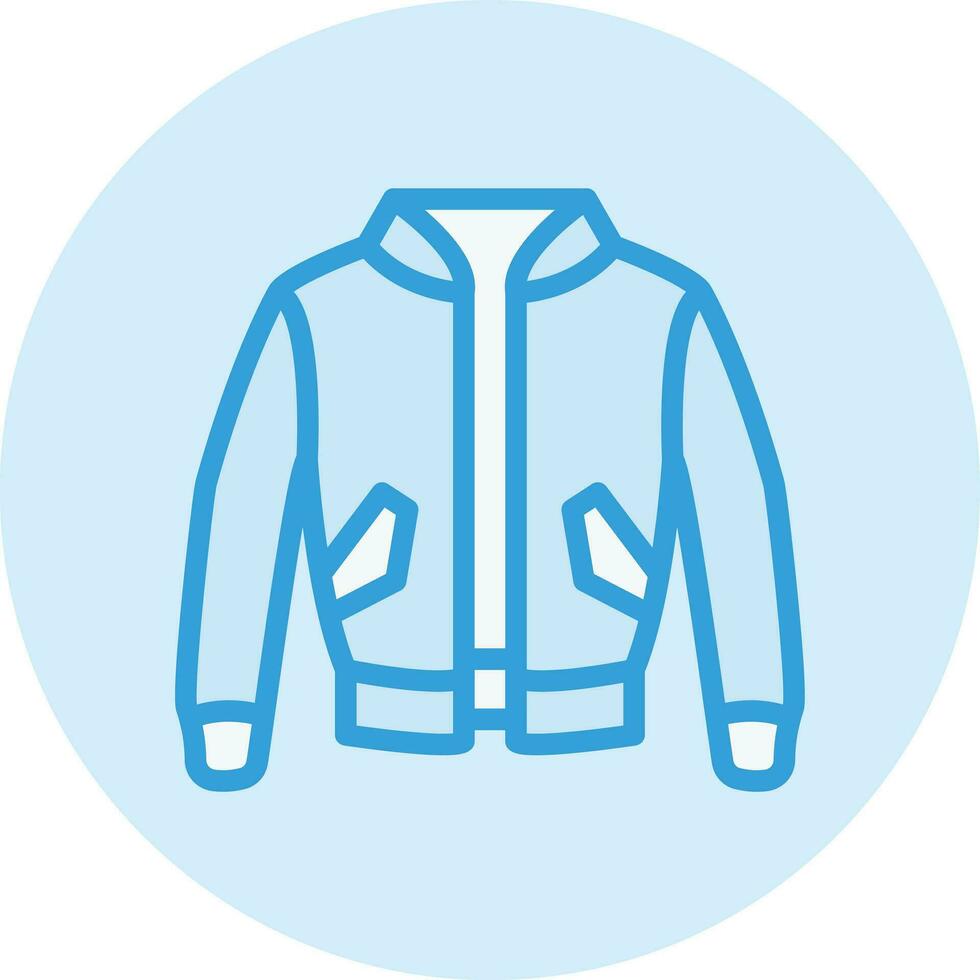 Jacke-Vektor-Icon-Design-Illustration vektor