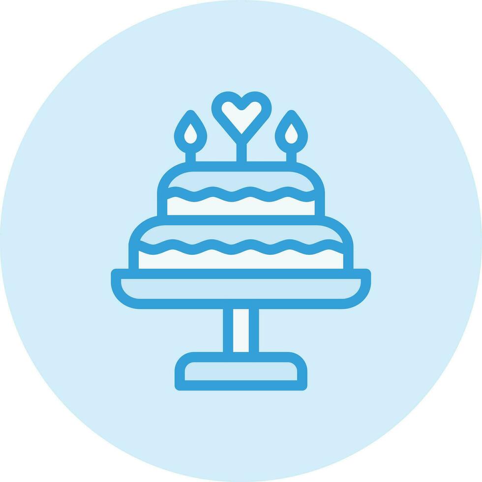 Kuchen-Vektor-Icon-Design-Illustration vektor