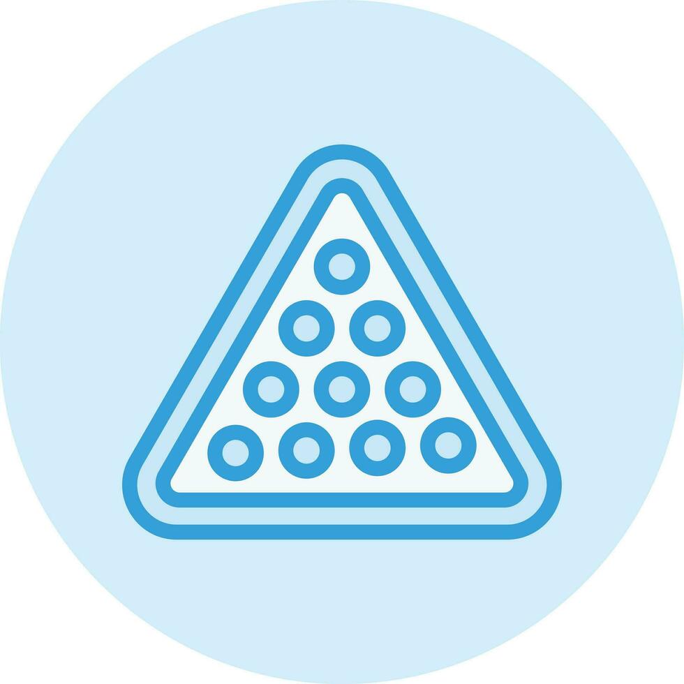 Billard- Vektor Symbol Design Illustration
