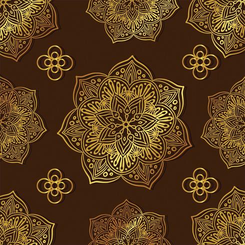 Kolam Ornament Muster Vektor Design