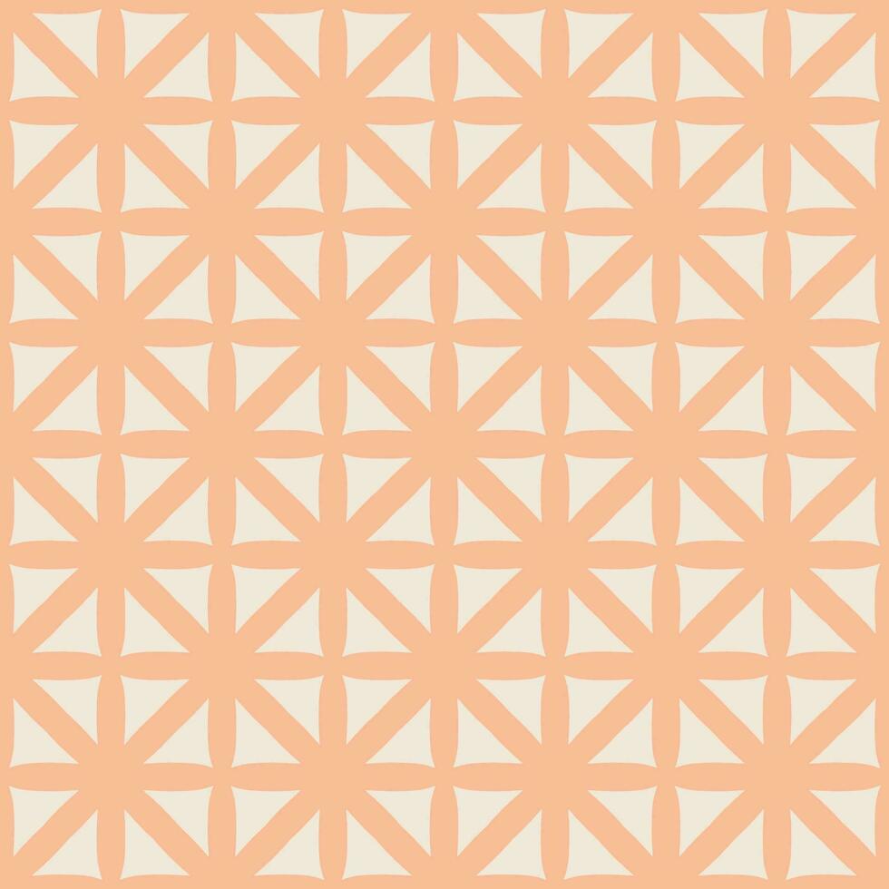 skön geometrisk textur. sömlös vektor mönster med hand dragen rutnät. dekorativ bakgrund i pastell Färg