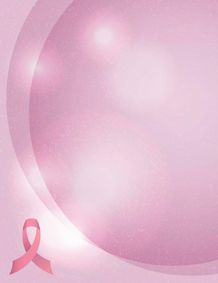 Brust Krebs Bewusstsein Hintergrund Illustration vektor
