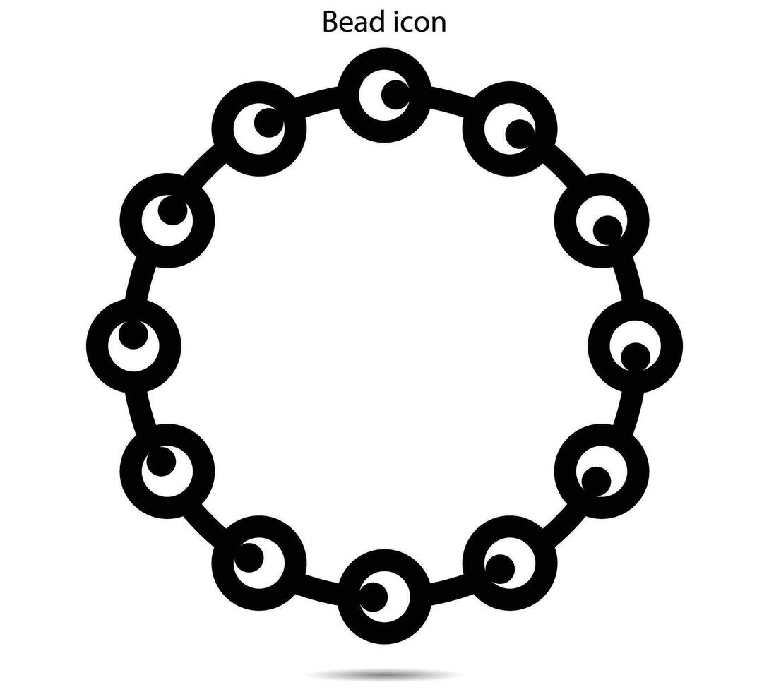 pärla ikon, vektor illustratör