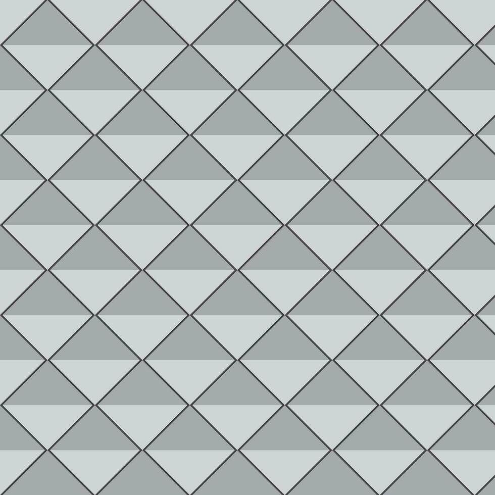 modern einfach abstrakt Nahtlos lite grau Asche Metall Farbe Dreieck prüfen Muster Kunst auf dunkel Asche Farbe Hintergrund vektor