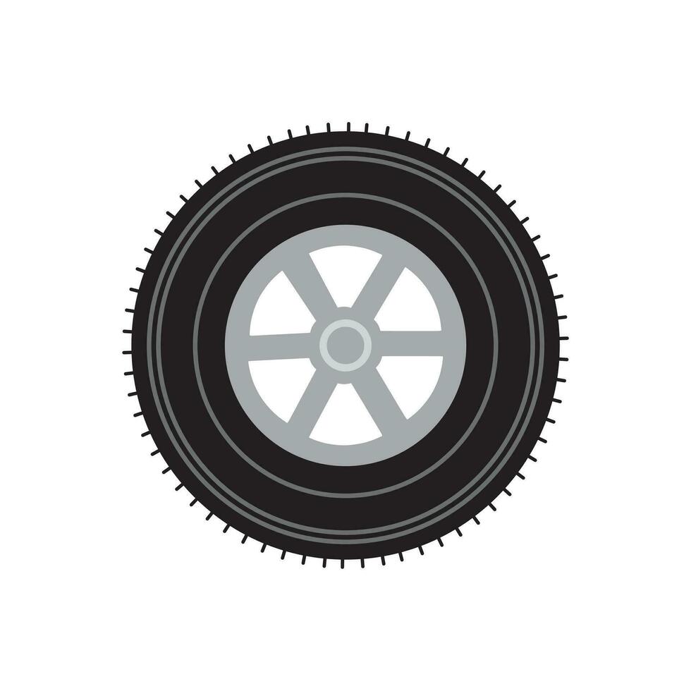 hjul diskar ikon, logotyp isolerat på vit bakgrund vektor