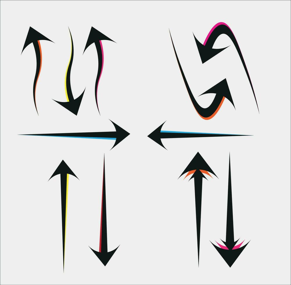 pil symbol med redigerbar färger vektor