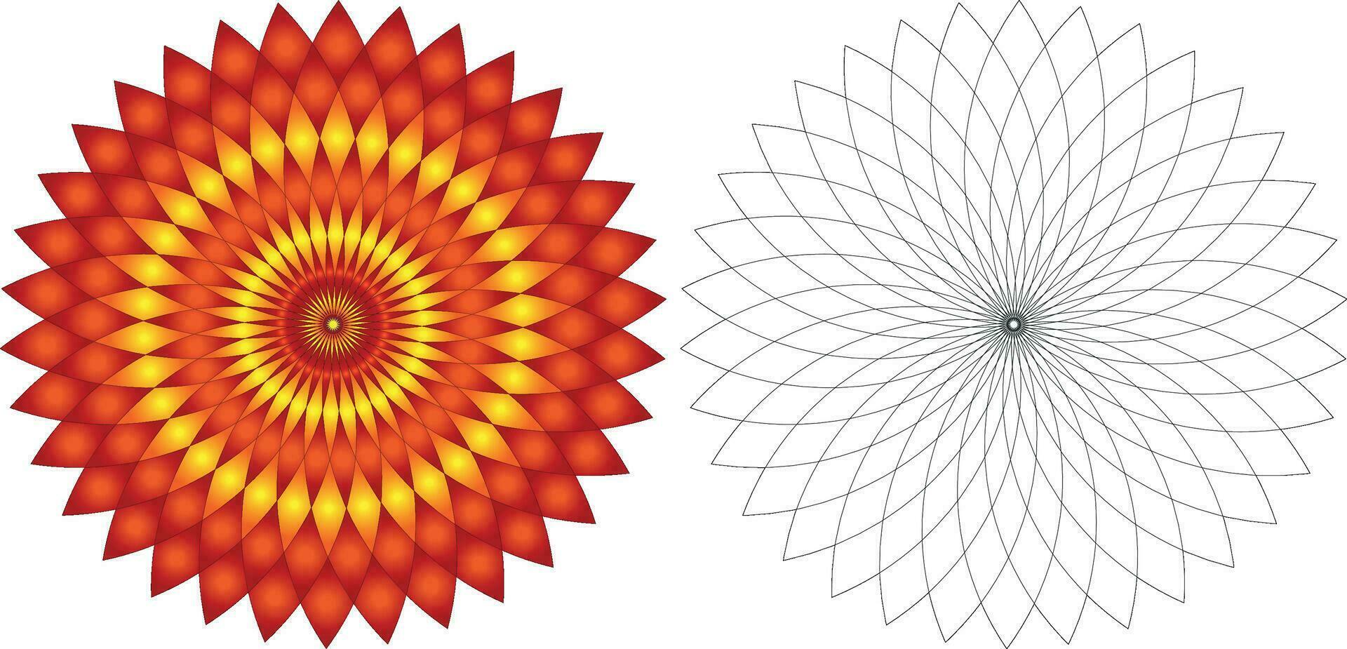Blumen- Muster Design und zum das umkehren Färbung Buch vektor