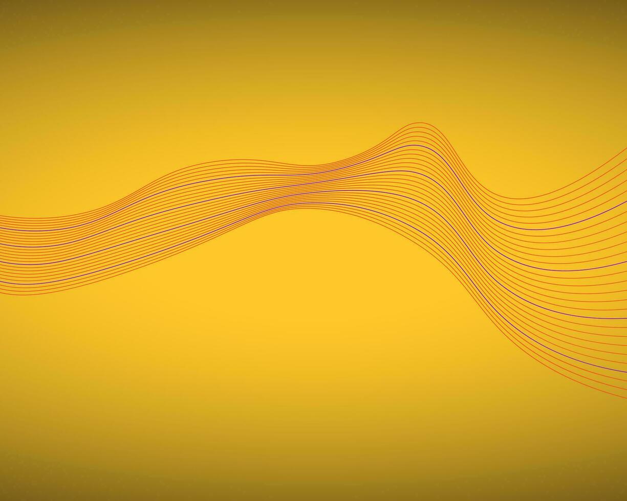 dynamisch Welle Linien Hintergrund vektor