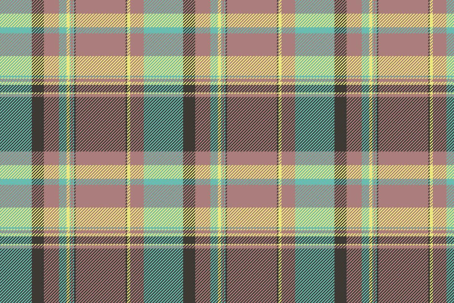 Hintergrund Tartan Muster von Vektor Textil- nahtlos mit ein Plaid Textur prüfen Stoff.