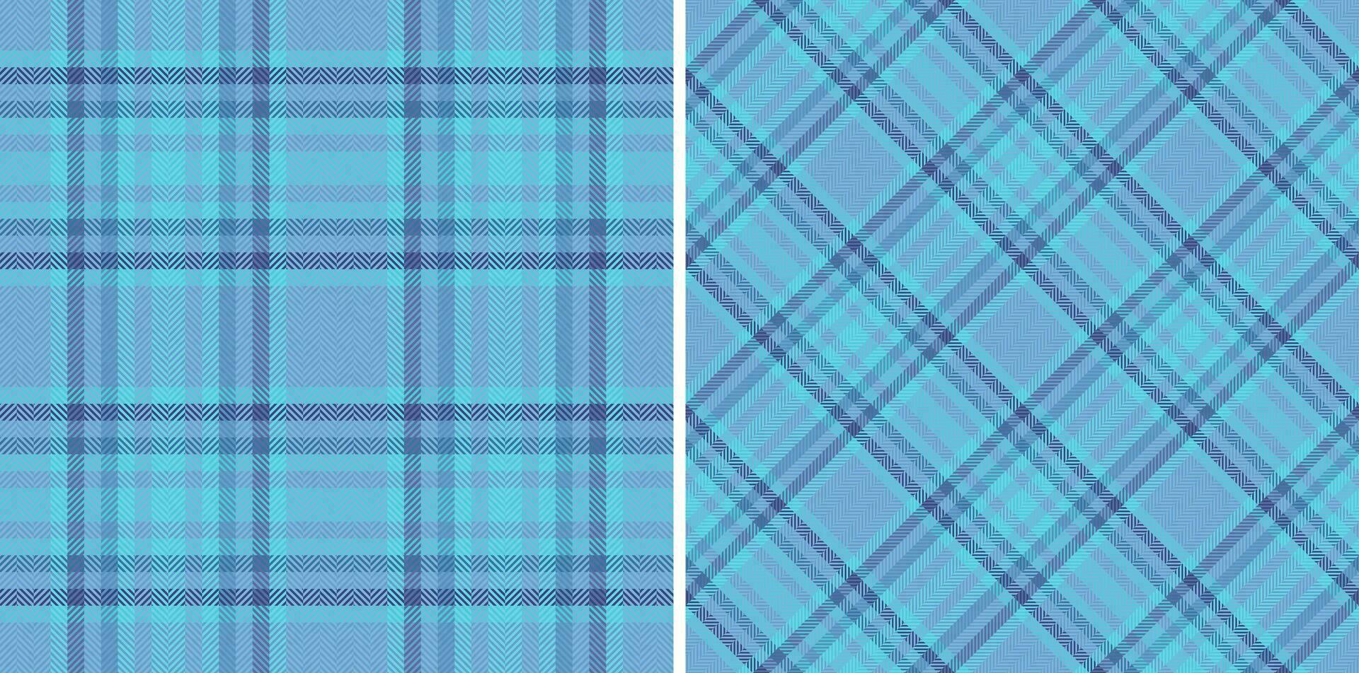 Vektor Textur Muster von Hintergrund Plaid prüfen mit ein Stoff nahtlos Textil- Schottenstoff.