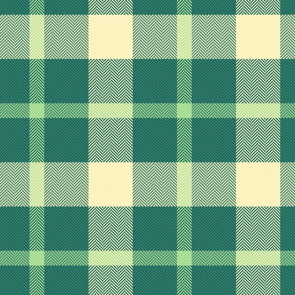 nahtlos Muster prüfen von Textil- Stoff Hintergrund mit ein Textur Tartan Vektor Plaid.