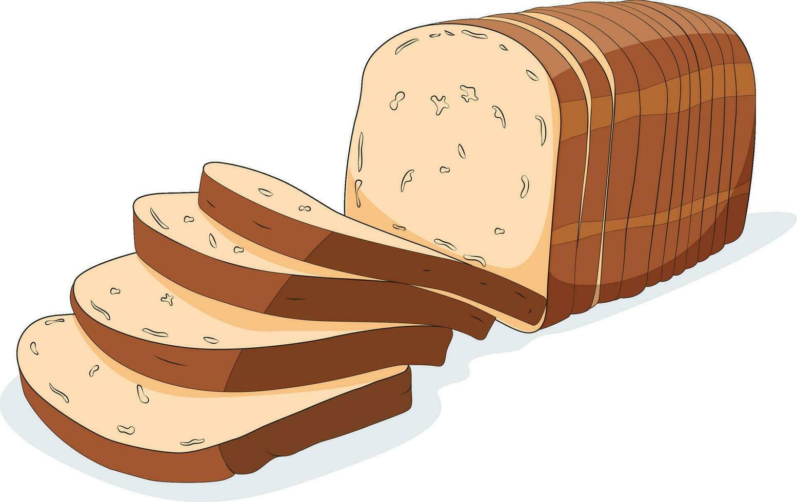 bröd vektor illustration.eps