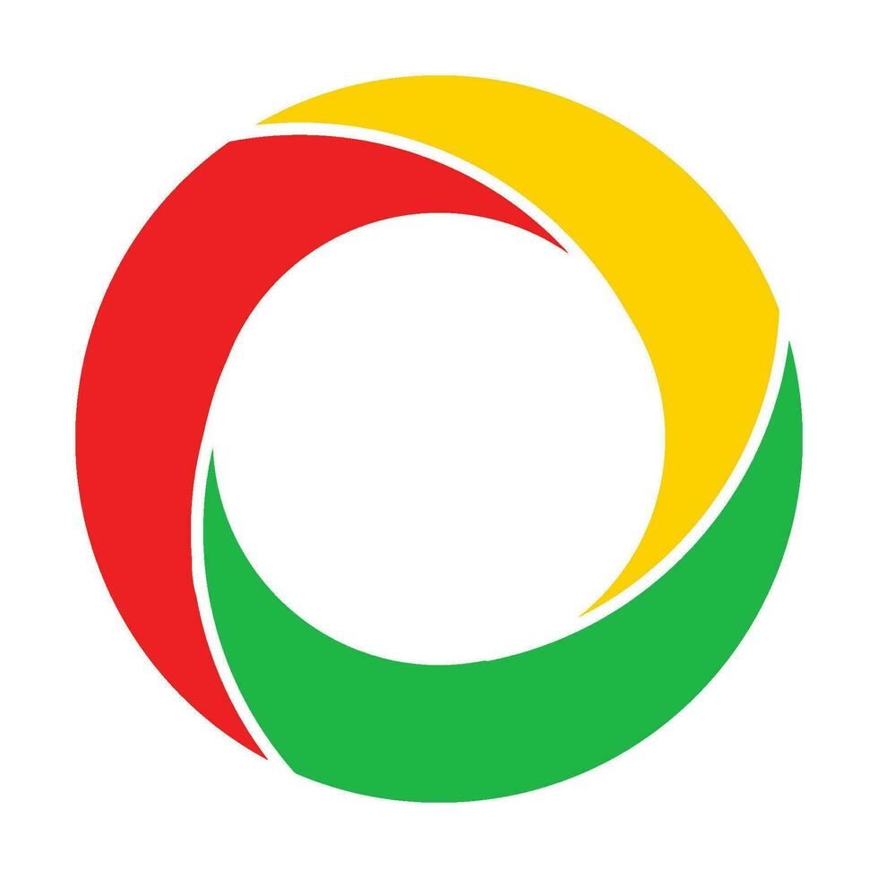 kreisförmiger Logo-Vektor vektor