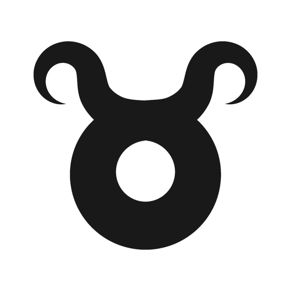 taurus stjärna symbol ikon vektor