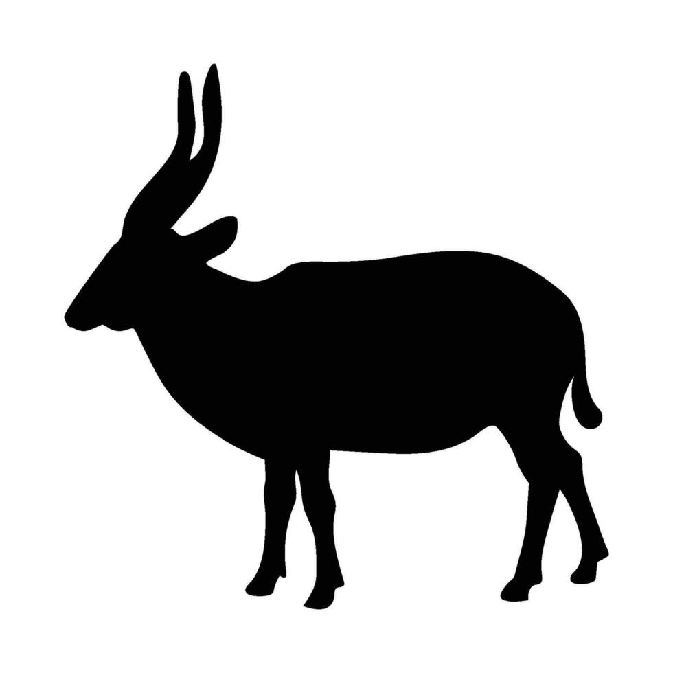 Antilope Symbol Vektor