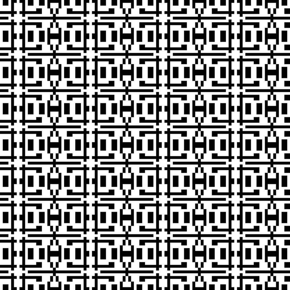 ein schwarz und Weiß Pixel Muster Hintergrund vektor