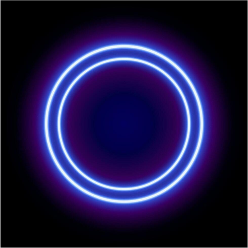 neon abstrakt runda. vektor