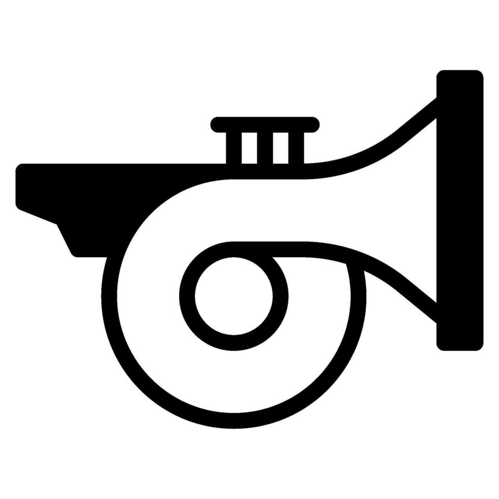 Horn Symbol zum uiux, Netz, Anwendung, Infografik, usw vektor