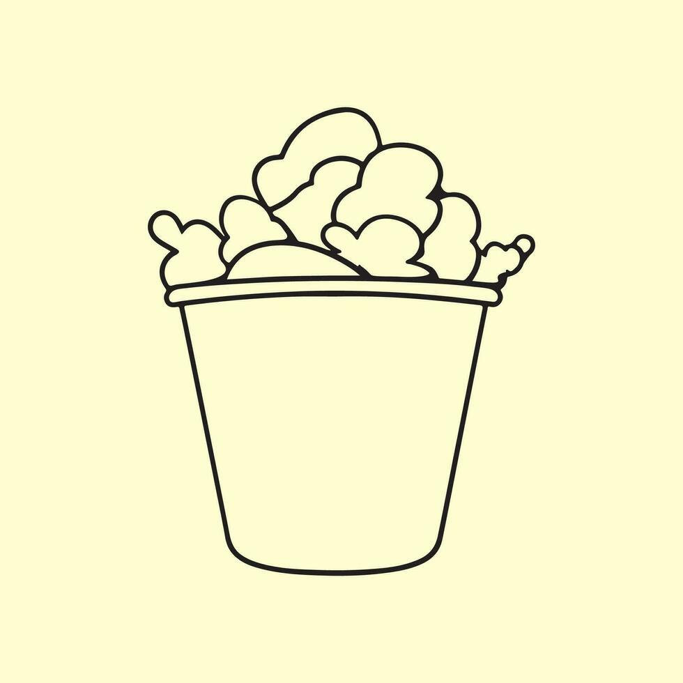 popcorn vektor bilder, logotyp, illustration