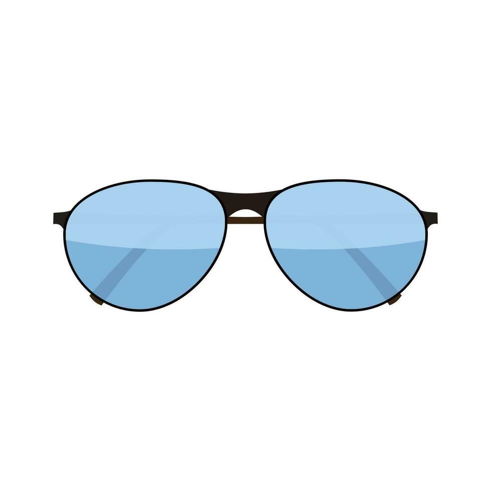 Vektor Mode Brille isoliert auf Weiß.