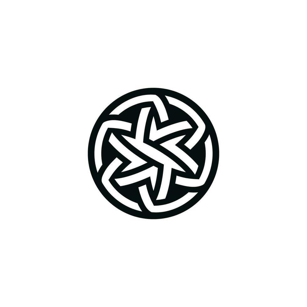 Zier Brief s Medaille Logo vektor