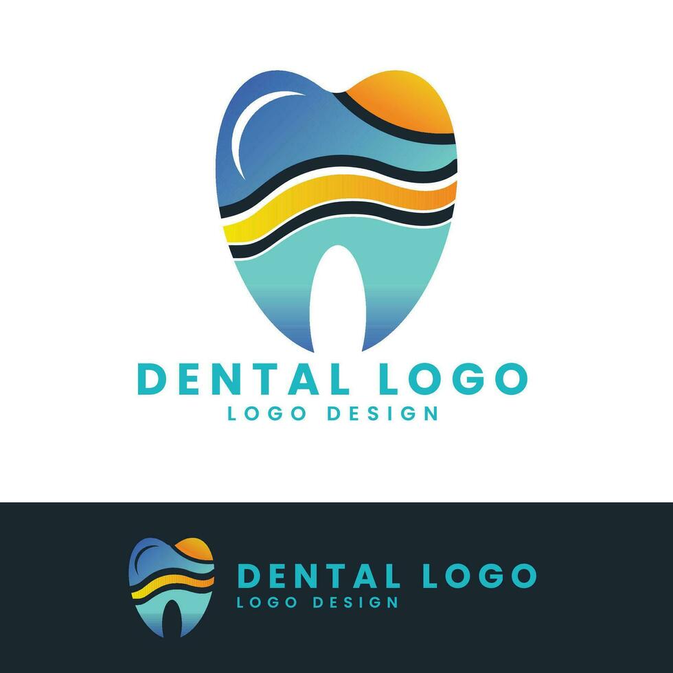 medizinisch Zahnarzt Dental Logo Design Vektor Vorlage