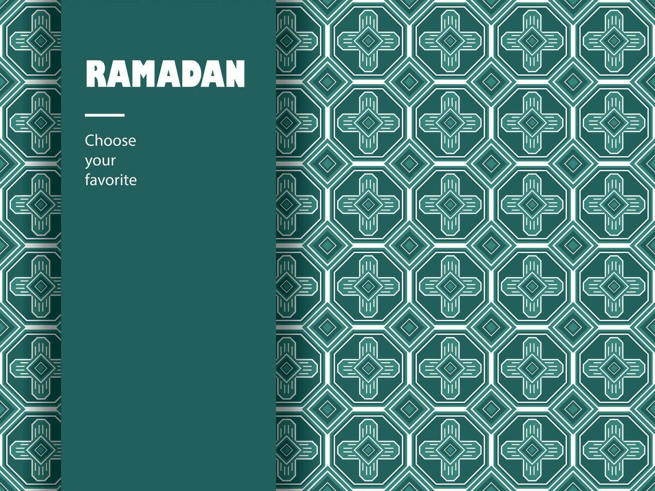 arabicum mönster islamic ramadan tapet sömlös vektor bakgrund dekorativ