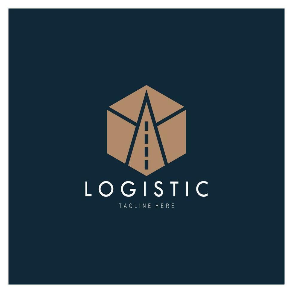 logistik logo symbol illustration vektor design verteilung symbol lieferung von waren wirtschaft finanzen