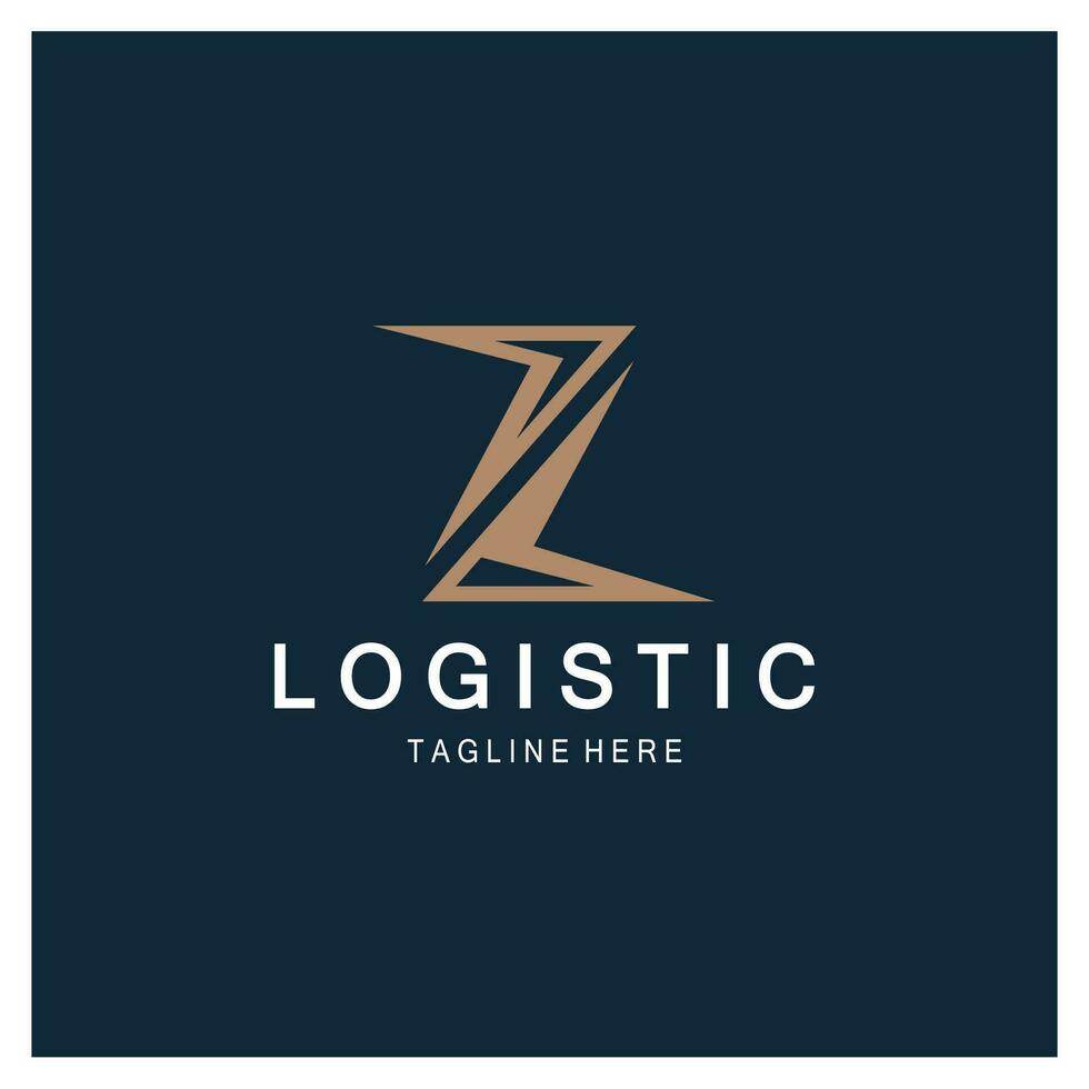 logistik logo symbol illustration vektor design verteilung symbol lieferung von waren wirtschaft finanzen