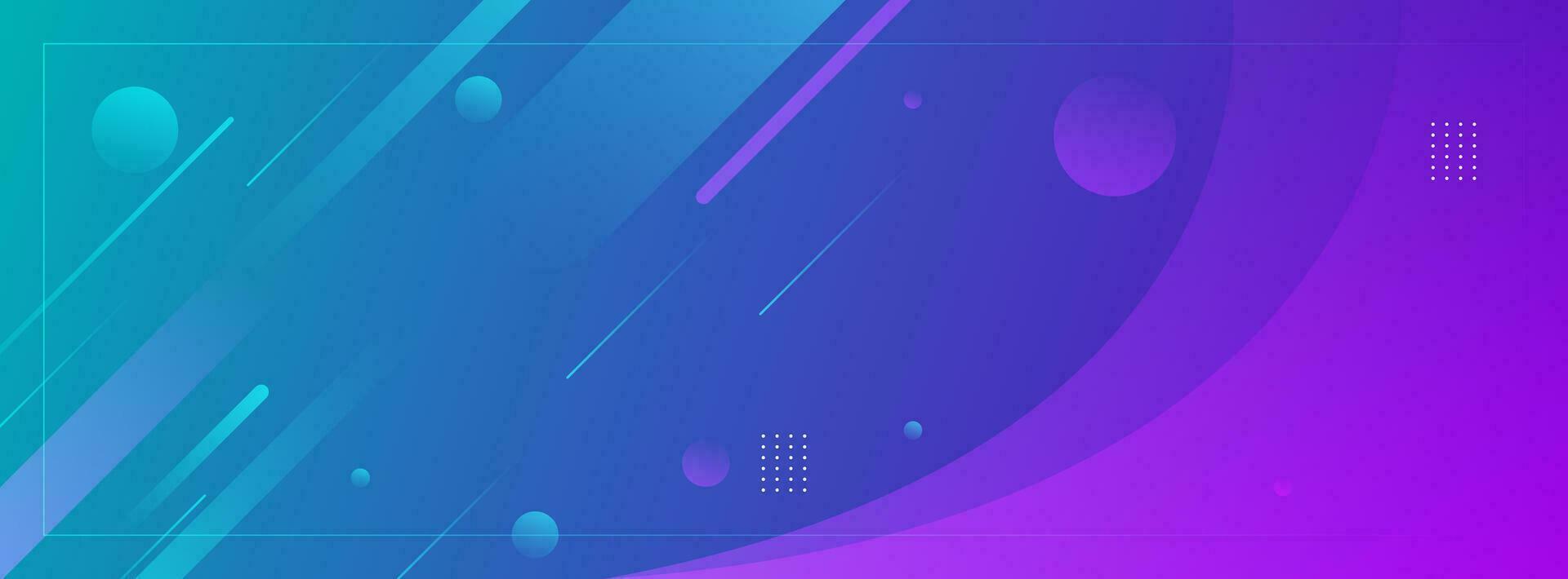 Banner Hintergrund. abstrakt modern. Blau und lila Gradation. Element Muster vektor