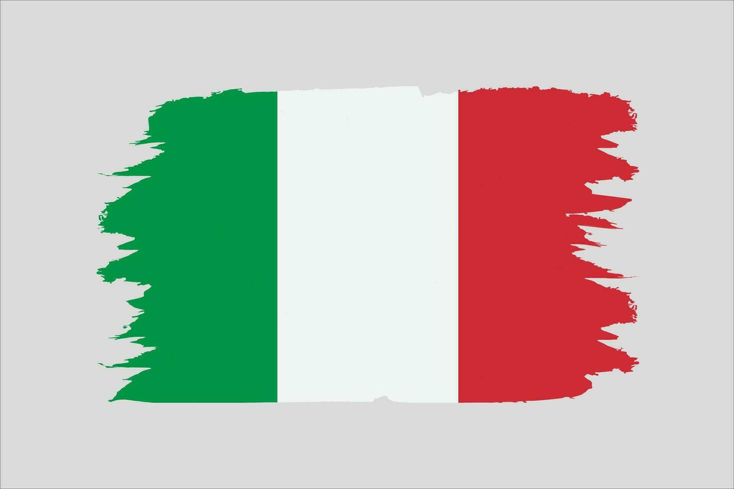 Vektor Illustration von Italien Flagge